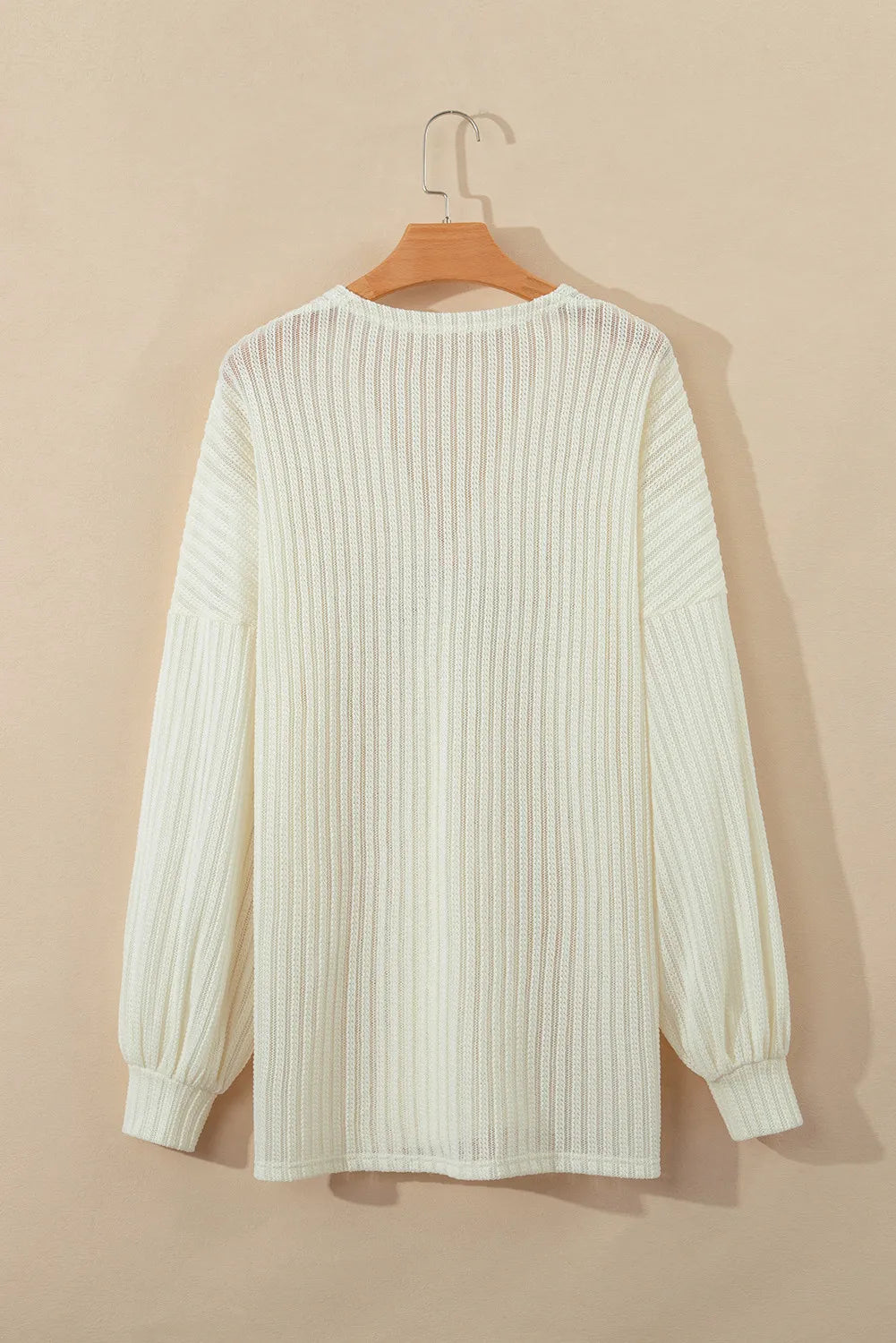 Open Front Dropped Shoulder Long Sleeve Cover Up-Angel Casuals