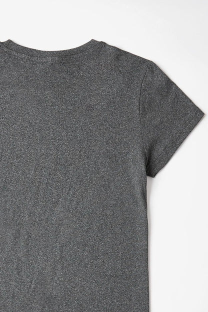 Rabbit Round Neck Short Sleeve T-Shirt-Angel Casuals