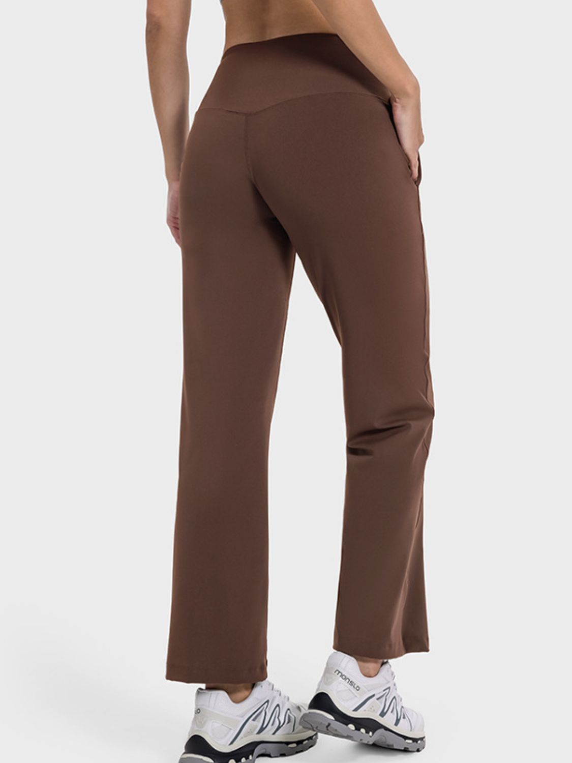 Pocketed High Waist Active Pants-Angel Casuals