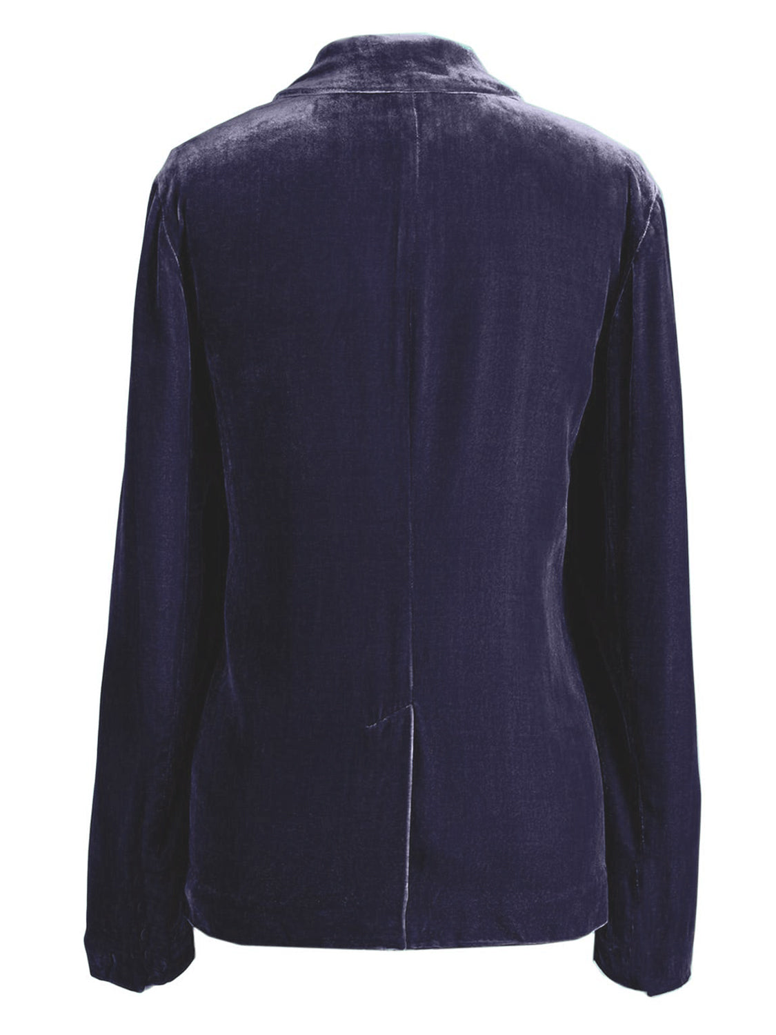 Pocketed Button Up Lapel Collar Blazer-Angel Casuals