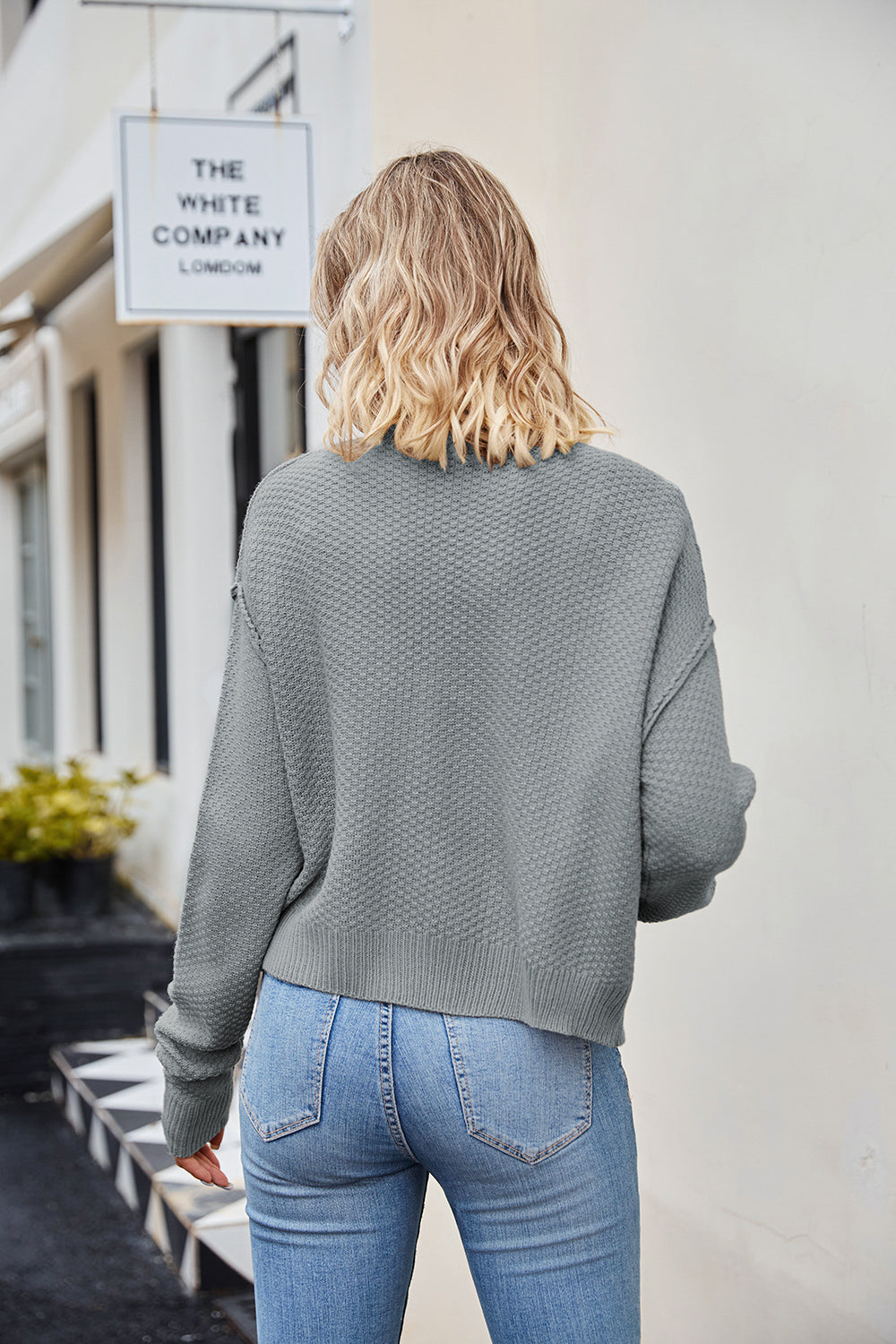 Button Down Exposed Seam Cardigan-Angel Casuals