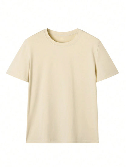 Graphic Round Neck Half Sleeve T-Shirt-Angel Casuals