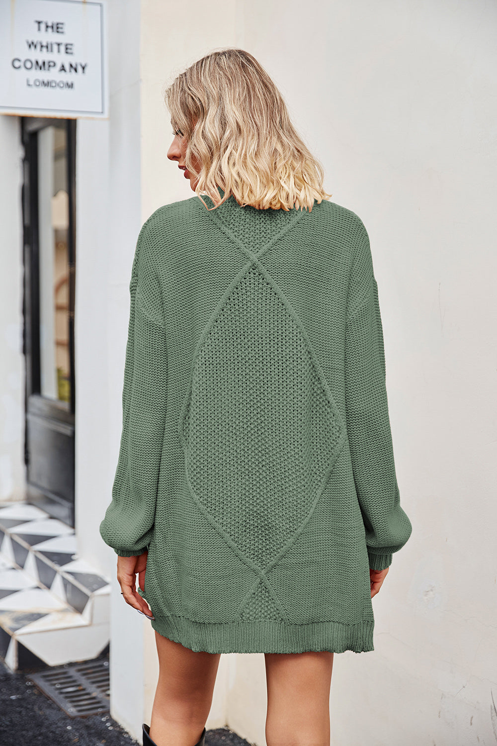 Open Front Cardigan with Pockets-Angel Casuals