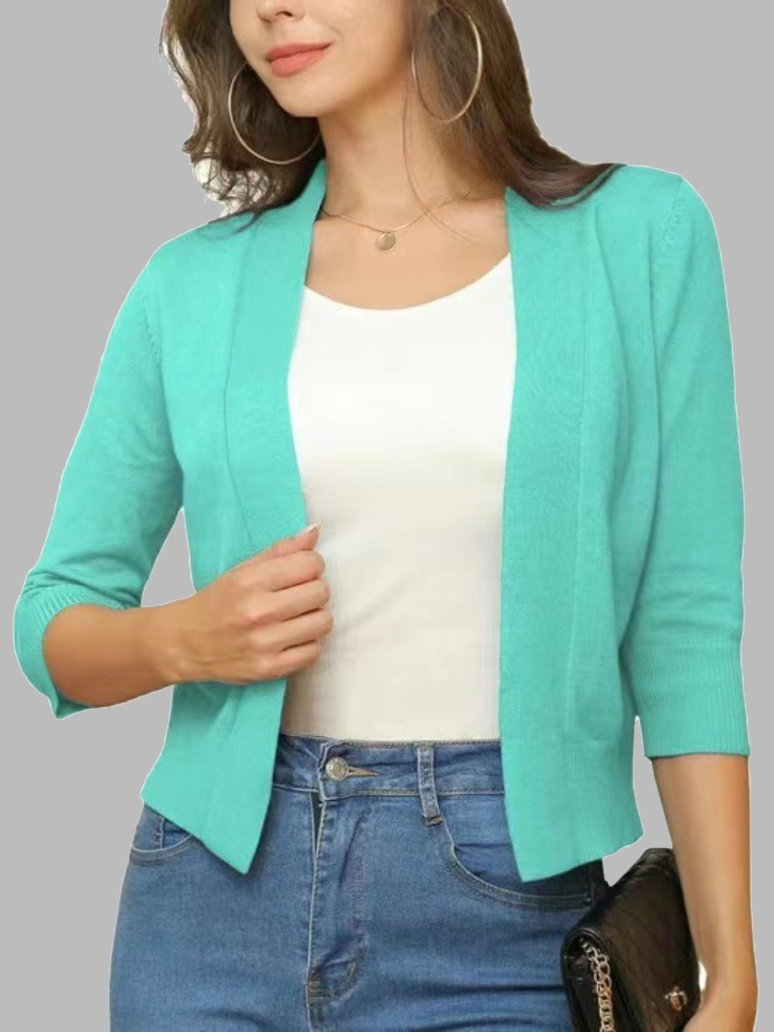 Open Front Cardigan-Angel Casuals