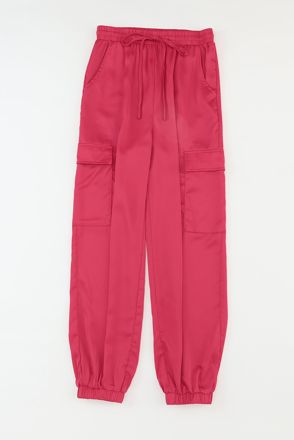 Long Tie Waist Pocketed Pants-Angel Casuals