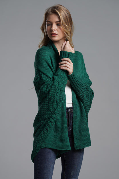 Open Front Batwing Sleeve Cardigan-Angel Casuals