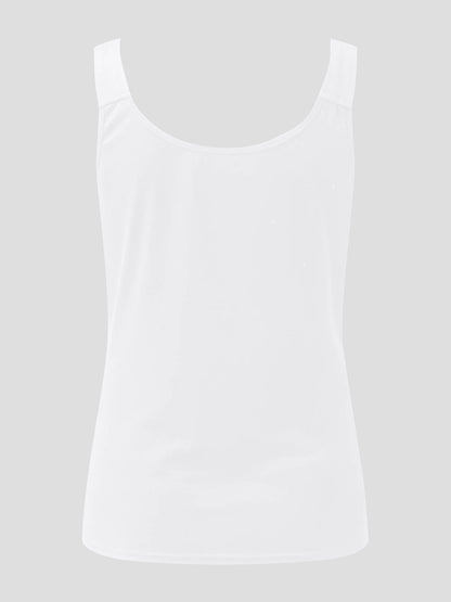 Full Size Lace Detail Sweetheart Neck Tank-Angel Casuals