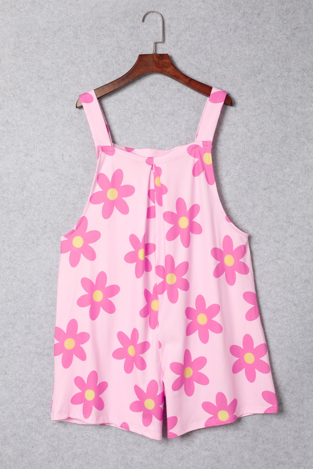 Pocketed Flower Wide Strap Overall-Angel Casuals