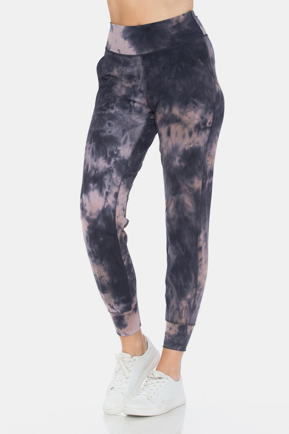 Leggings Depot Tie-Dye High Waist Cropped Leggings-Angel Casuals