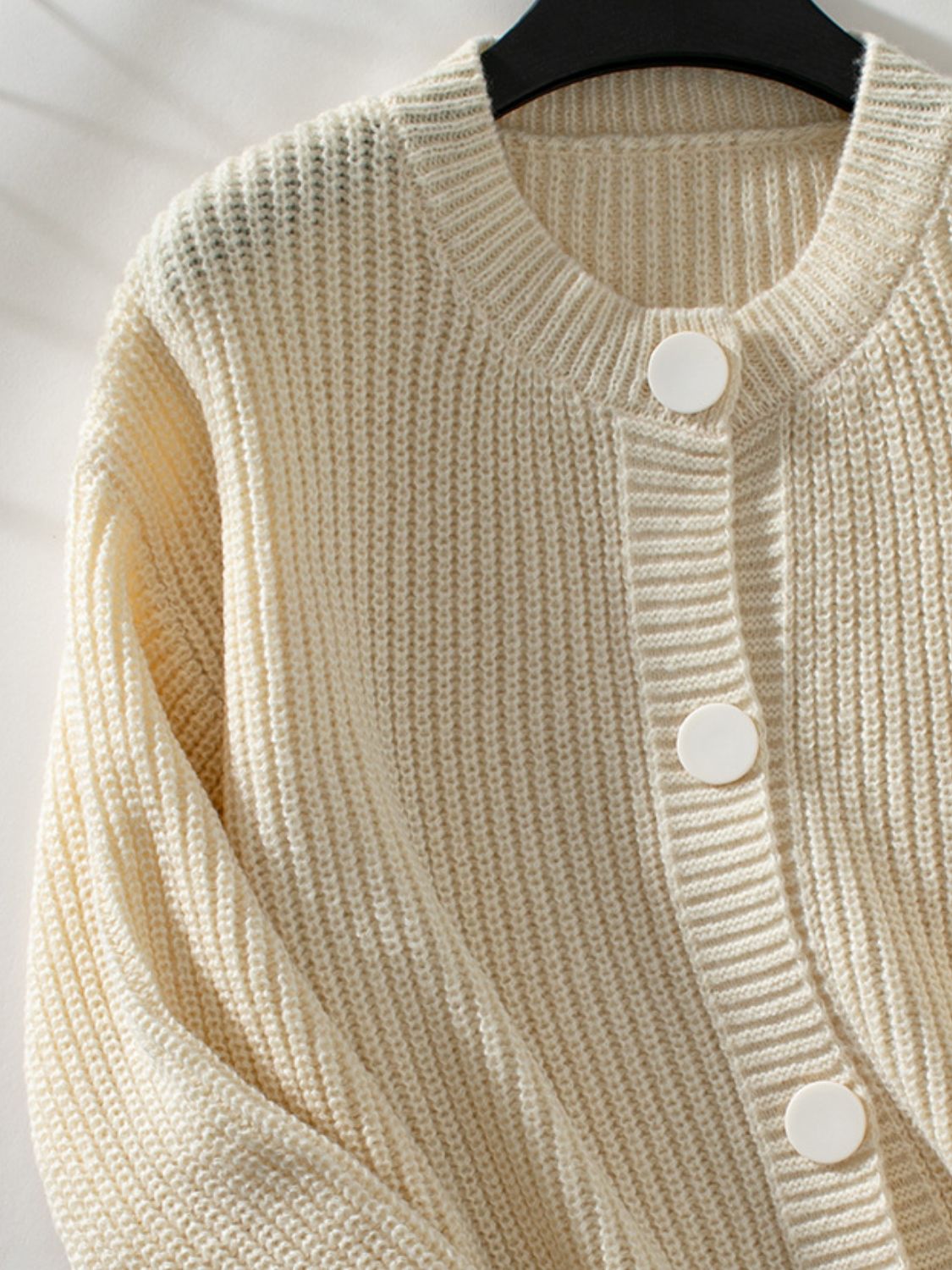 Button Down Long Sleeve Cardigan-Angel Casuals