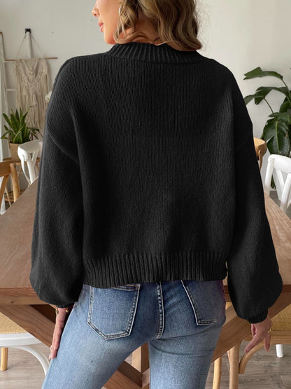 Open Front Long Sleeve Cardigan-Angel Casuals