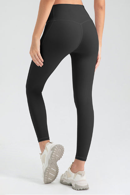 High Waist Skinny Active Pants-Angel Casuals