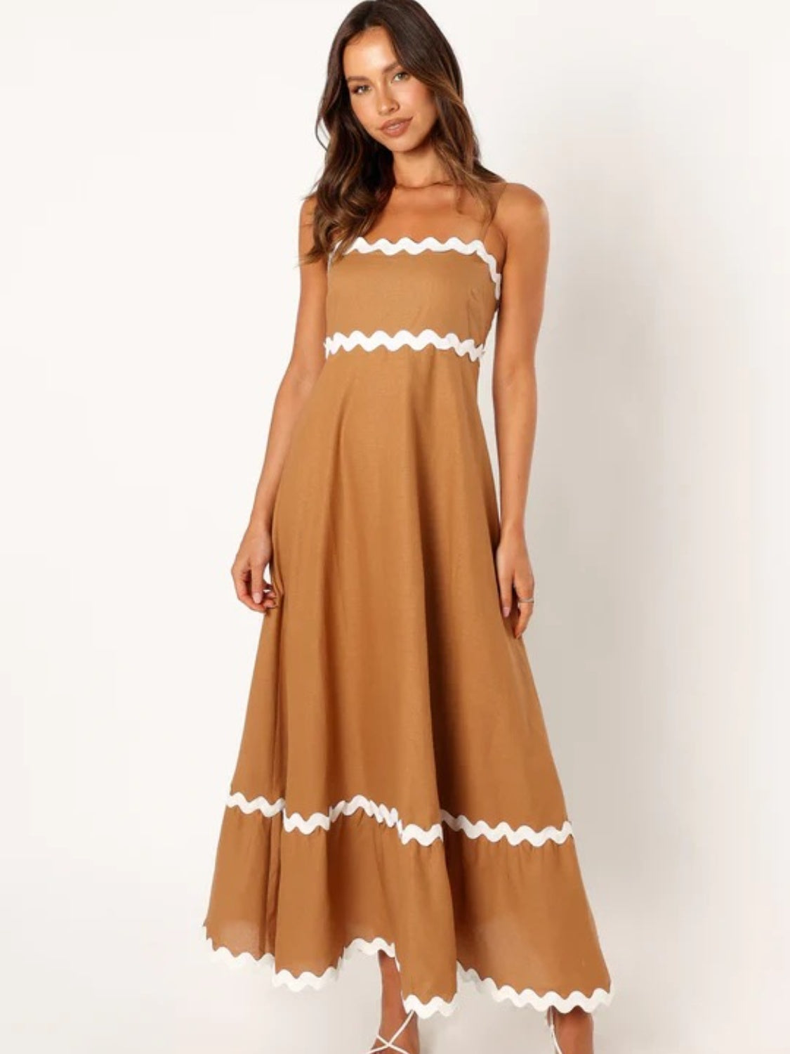 Spaghetti Strap Maxi Dress-Angel Casuals