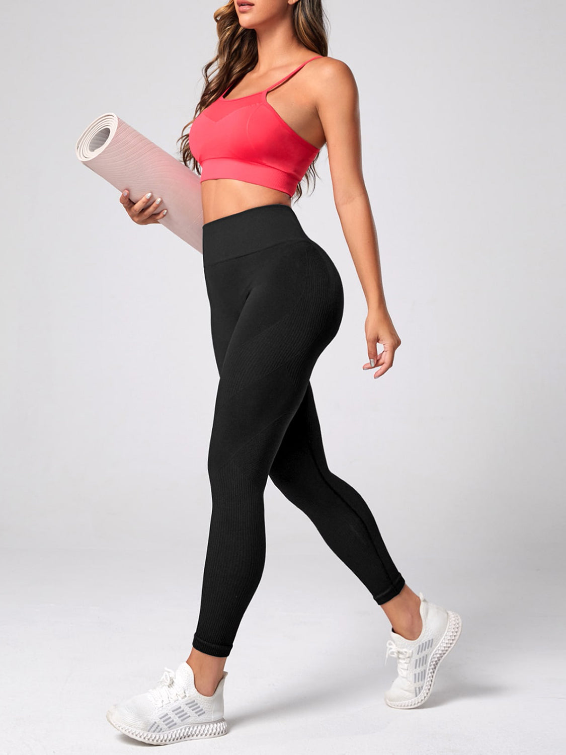 High Waist Active Leggings-Angel Casuals