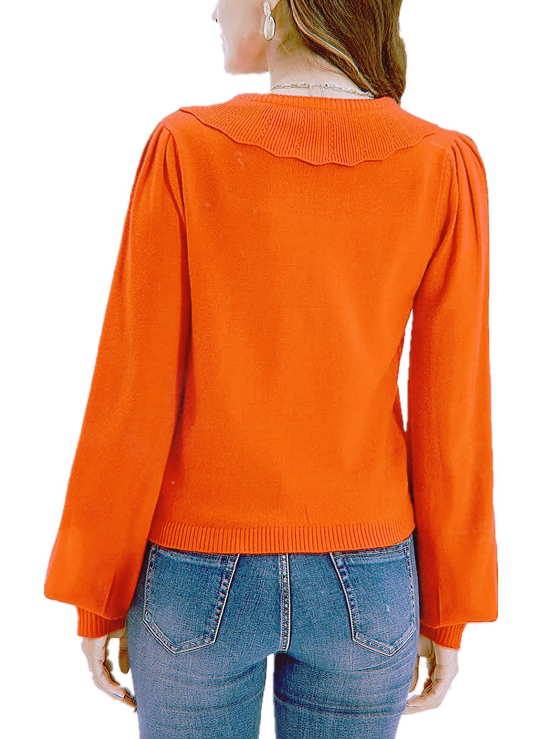 Collared Long Sleeve Button Down Cardigan-Angel Casuals