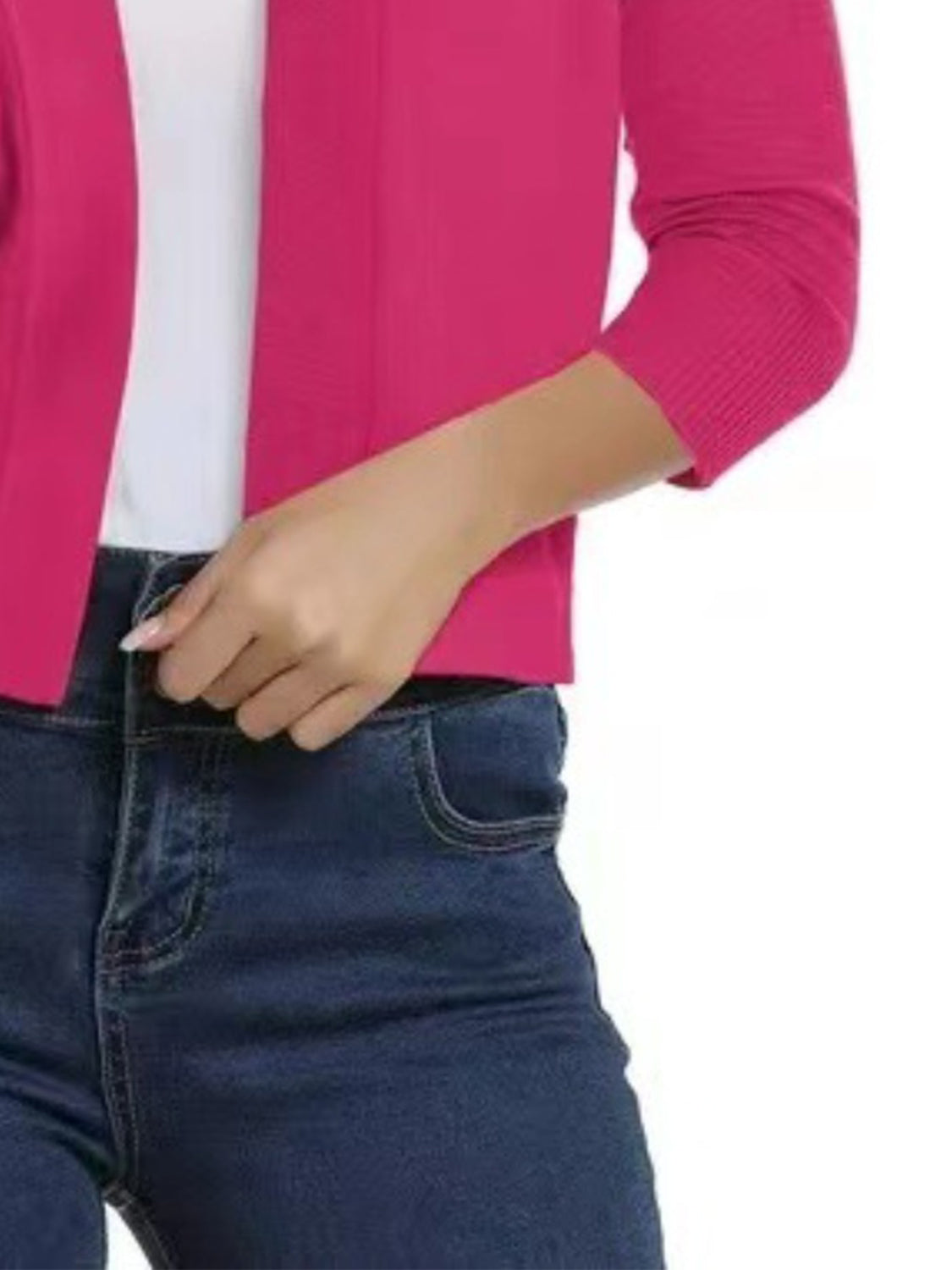 Open Front Cardigan-Angel Casuals