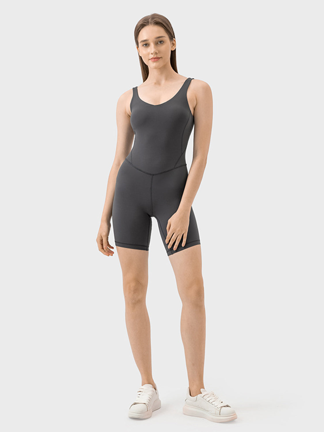 Wide Strap Active Romper-Angel Casuals