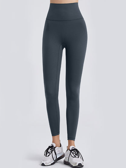 Wide Waistband Sports Leggings-Angel Casuals