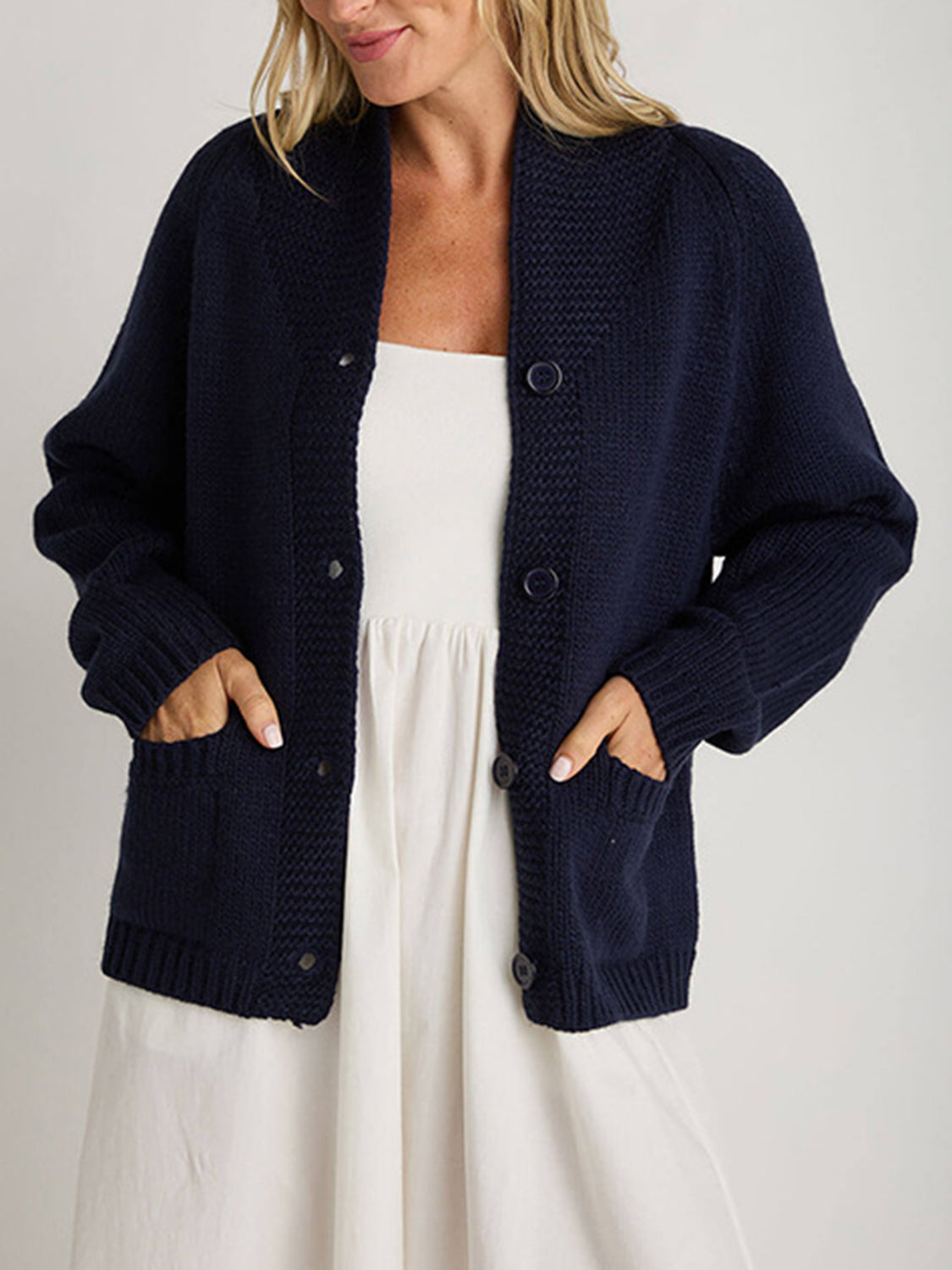 Lobster Button Up Long Sleeve Cardigan-Angel Casuals