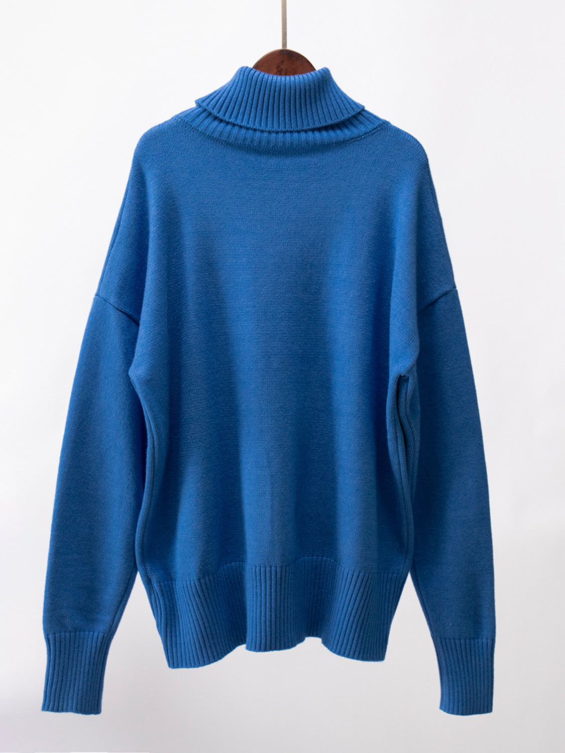 Turtleneck Long Sleeve Sweater-Angel Casuals