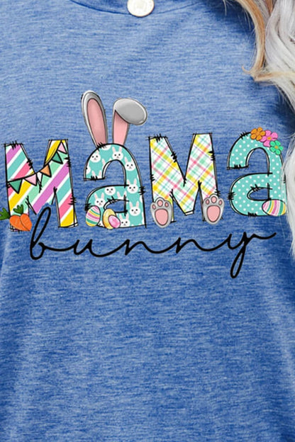 MAMA BUNNY Easter Graphic Tee-Angel Casuals