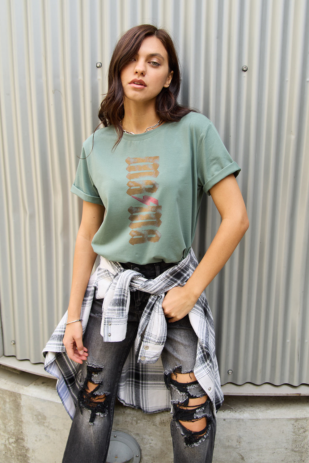 Simply Love Full Size MAMA Short Sleeve T-Shirt-Angel Casuals