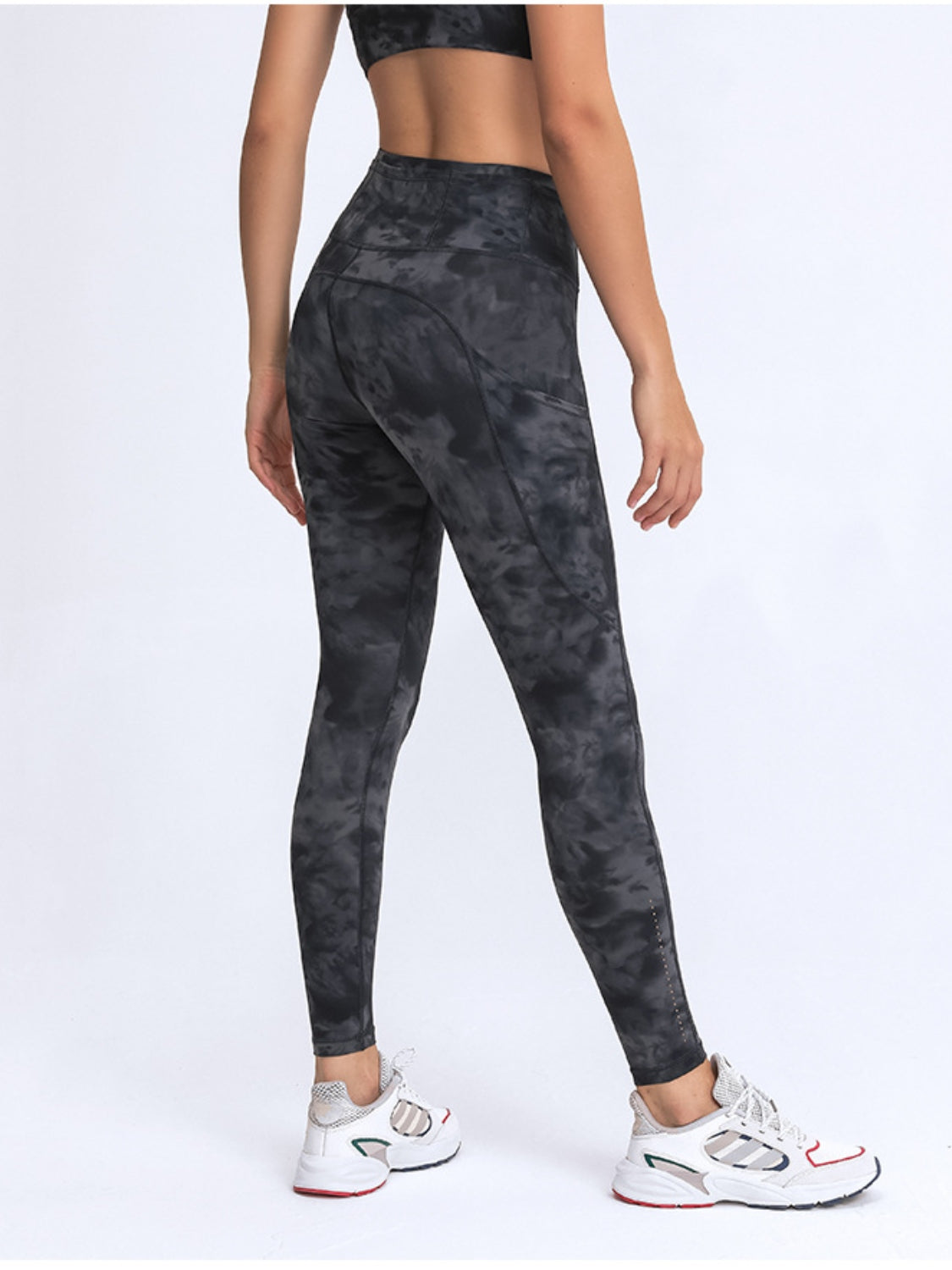 Wide Waistband Leggings with Pockets-Angel Casuals