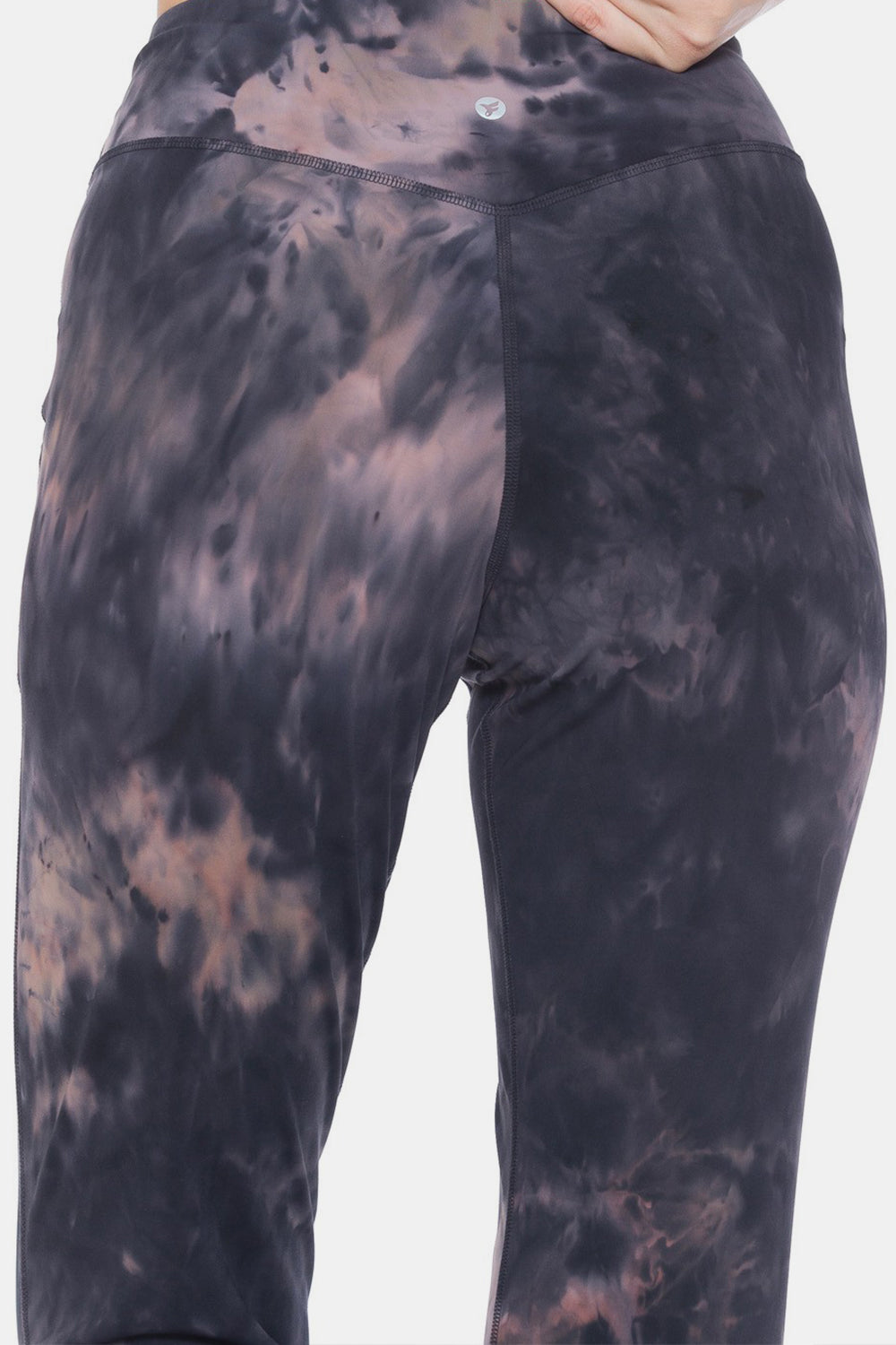 Leggings Depot Tie-Dye High Waist Cropped Leggings-Angel Casuals