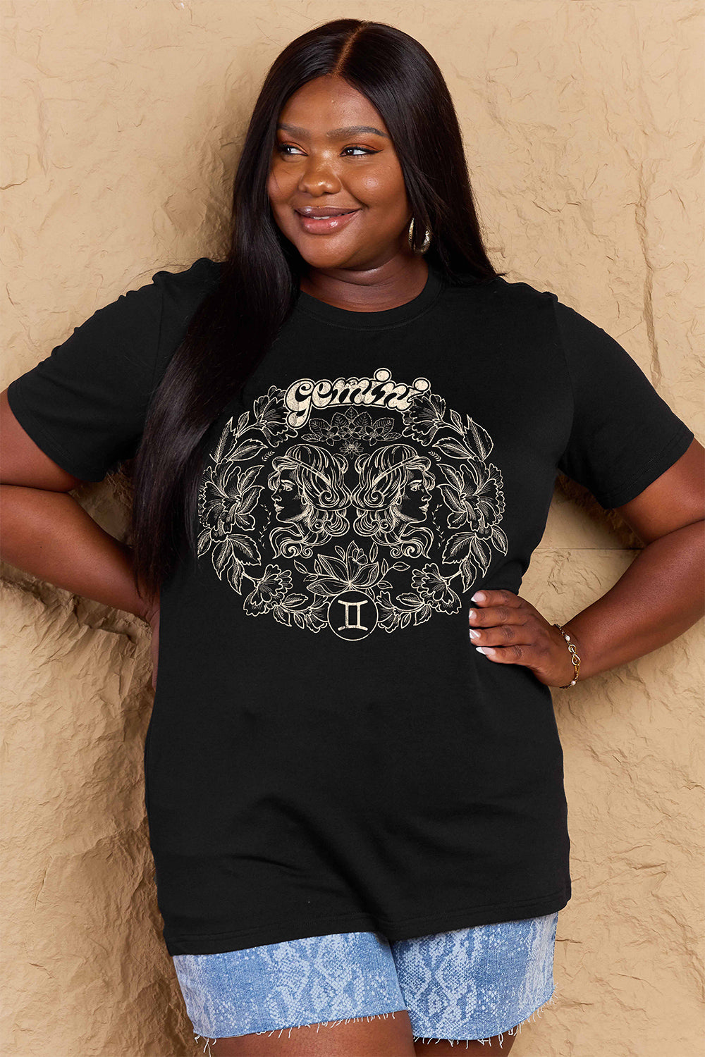 Simply Love Full Size GEMINI Graphic T-Shirt-Angel Casuals