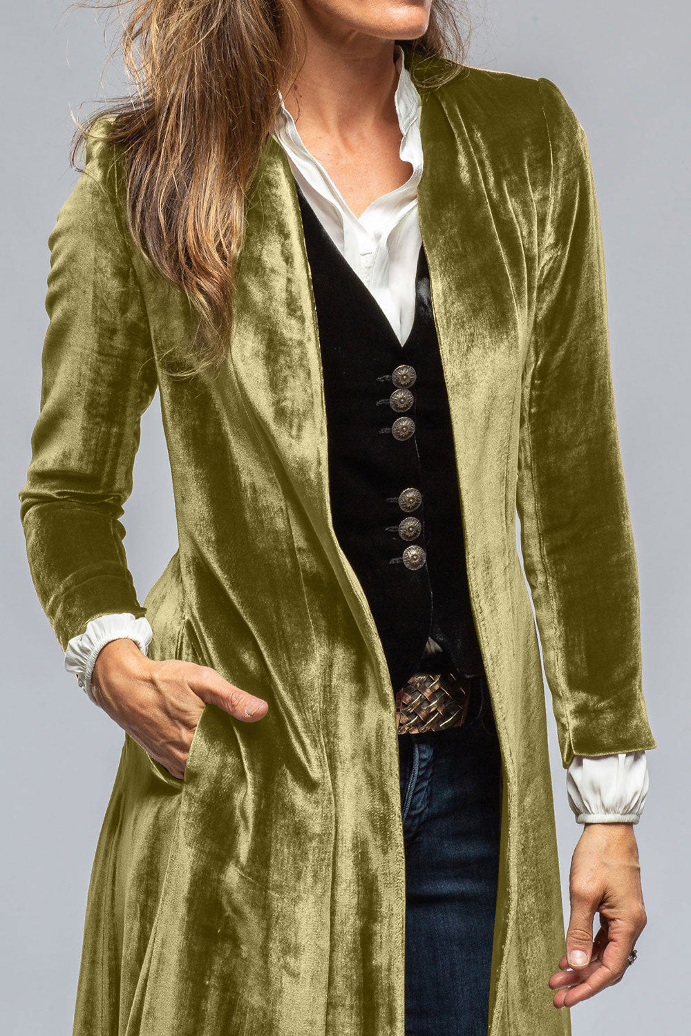 Slit Back Open Front Cardigan-Angel Casuals