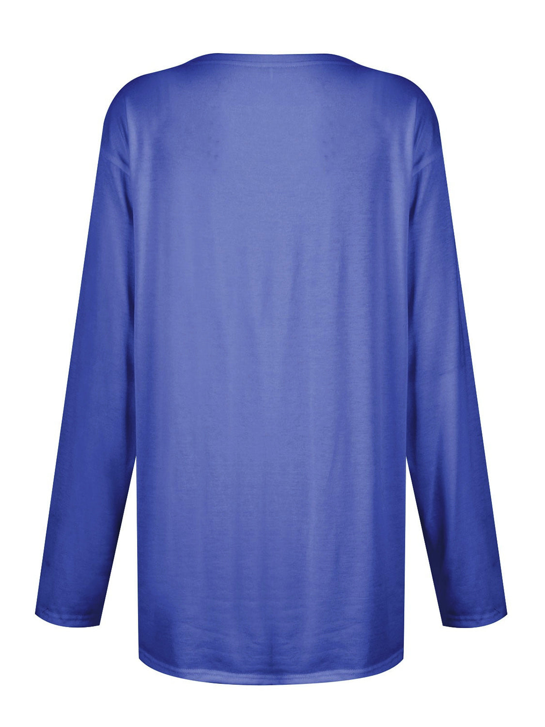 Full Size Pocketed Round Neck Long Sleeve T-Shirt-Angel Casuals
