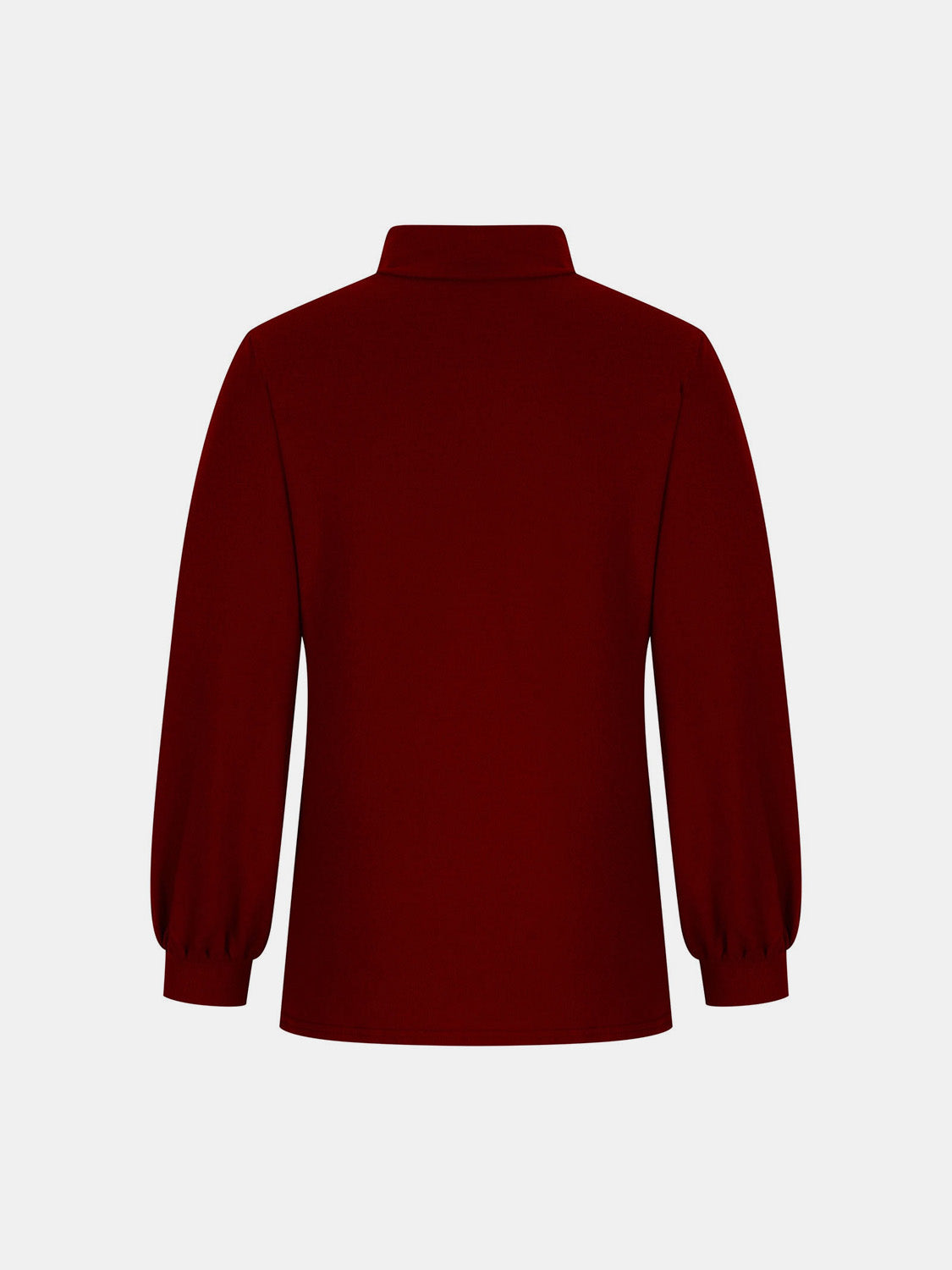 Full Size Mock Neck Long Sleeve T-Shirt-Angel Casuals