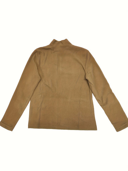 Zip Up Long Sleeve Jacket-Angel Casuals