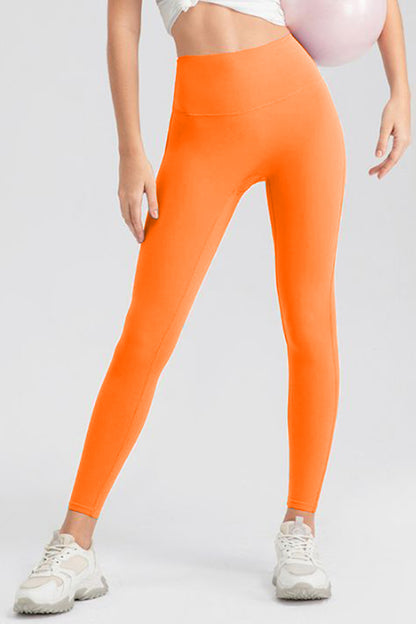 High Waist Skinny Active Pants-Angel Casuals