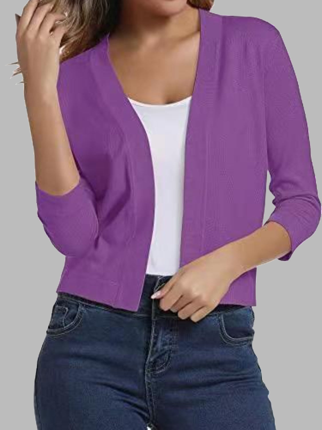 Open Front Cardigan-Angel Casuals