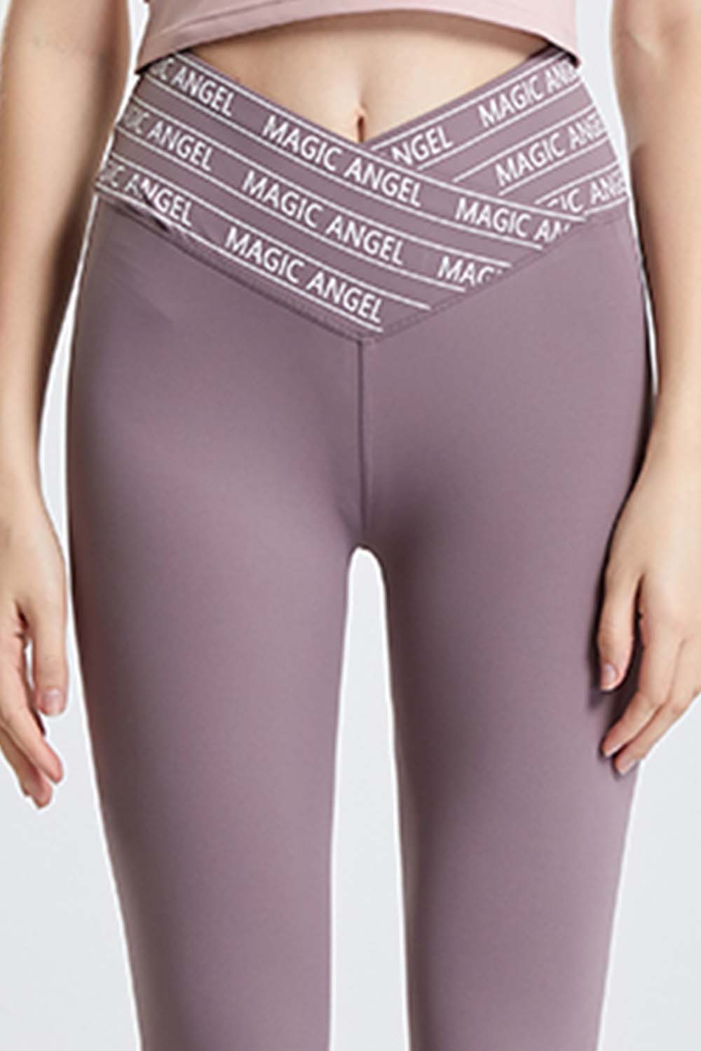 Wide Waistband Sports Pants-Angel Casuals