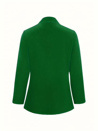 Open Front Long Sleeve Jacket-Angel Casuals