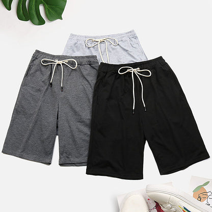 Drawstring Waist Three-Piece Shorts Set-Angel Casuals