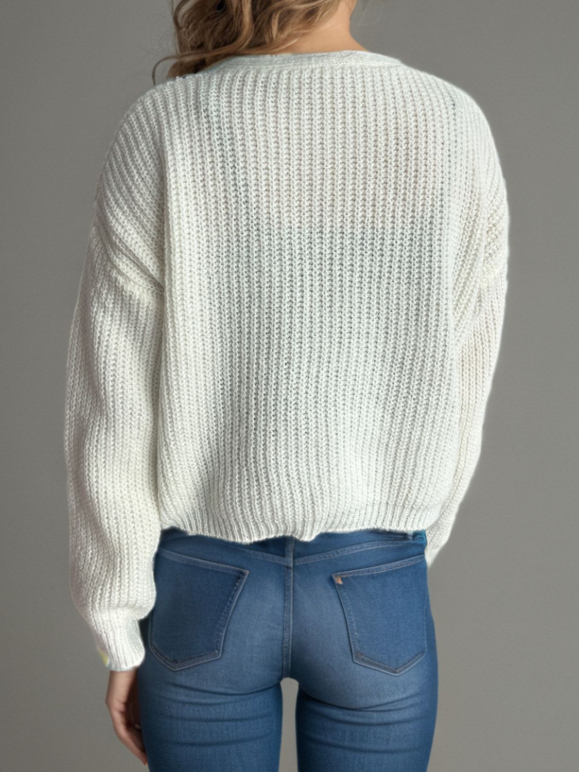 Button Down Long Sleeve Cardigan-Angel Casuals