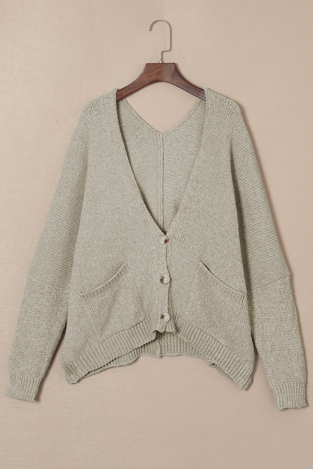 Button Down Cardigan with Pockets-Angel Casuals