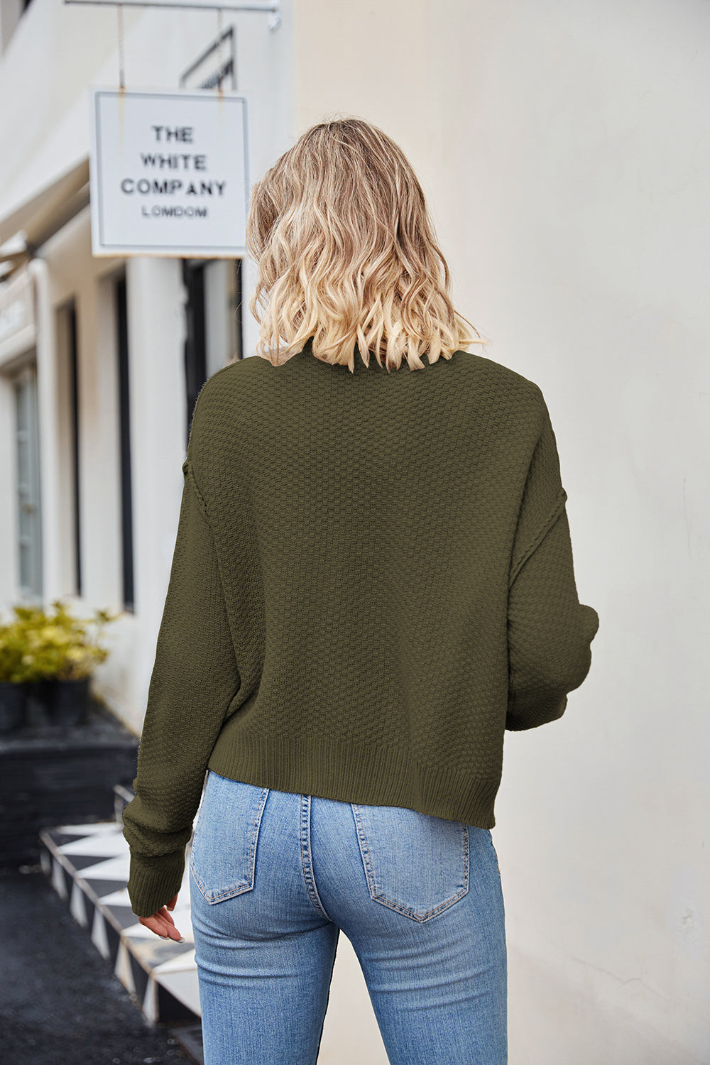 Button Down Exposed Seam Cardigan-Angel Casuals