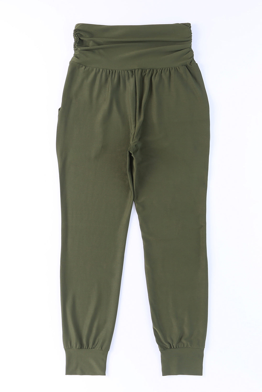 High-Rise Wide Waistband Joggers-Angel Casuals