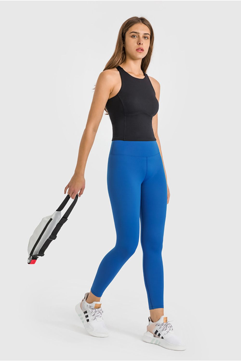 High Waist Ankle-Length Yoga Leggings-Angel Casuals