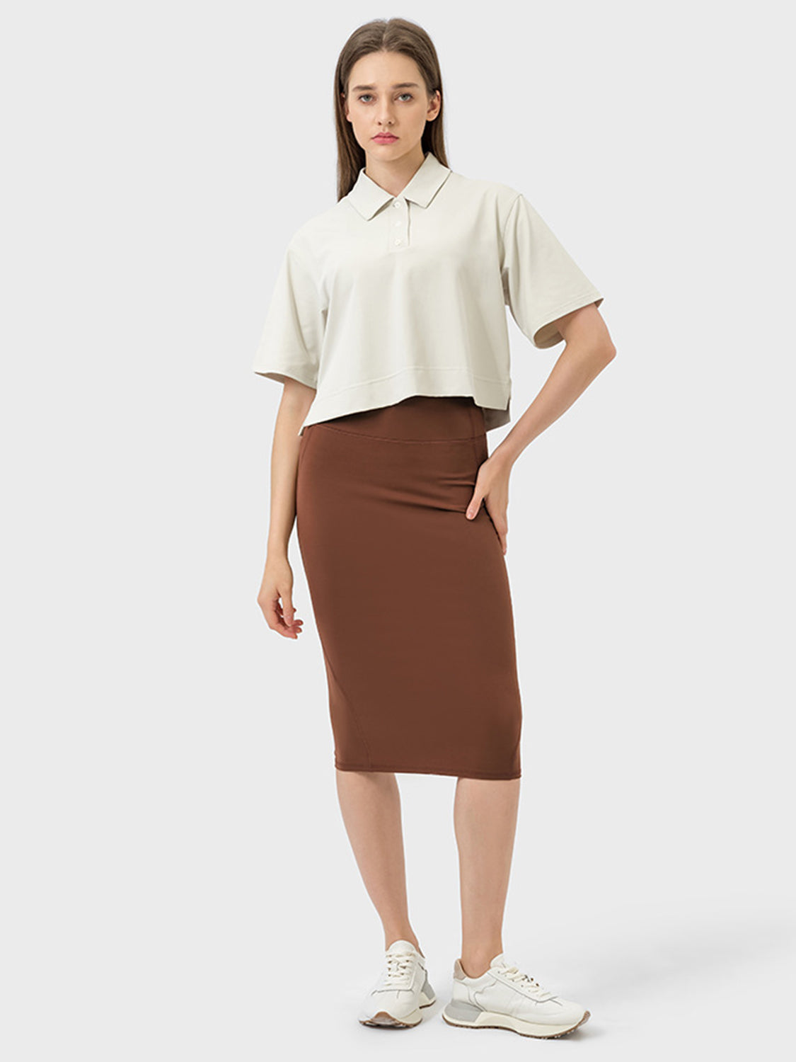 Slit Wrap Active Skirt-Angel Casuals