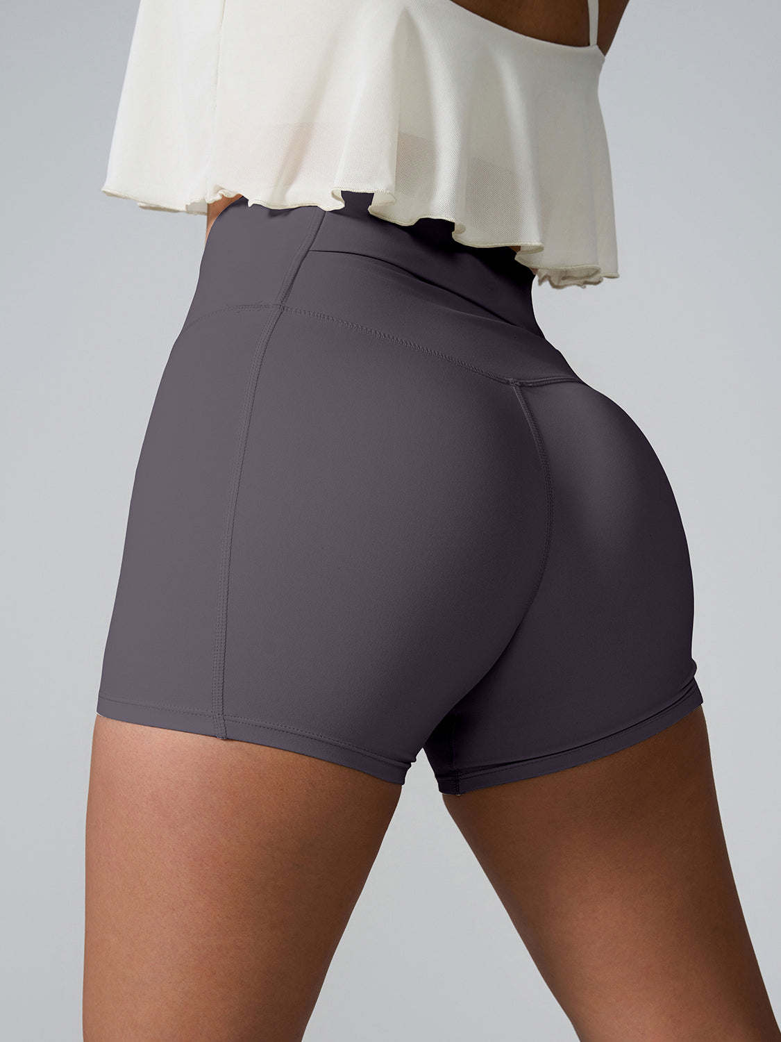 High Waist Active Shorts-Angel Casuals