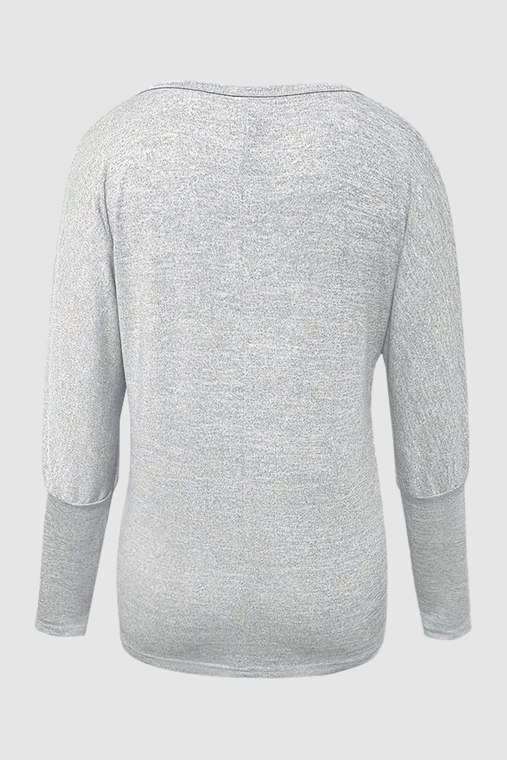 Cutout Round Neck Long Sleeve T-Shirt-Angel Casuals