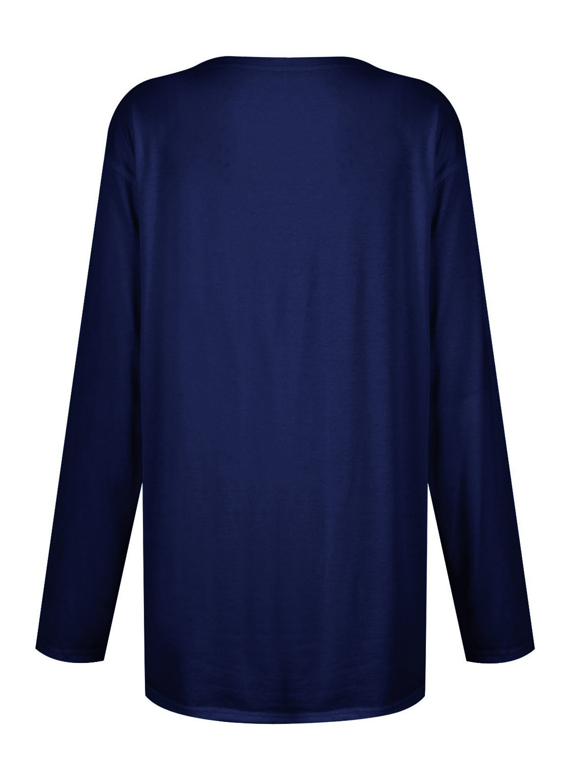 Full Size Pocketed Round Neck Long Sleeve T-Shirt-Angel Casuals