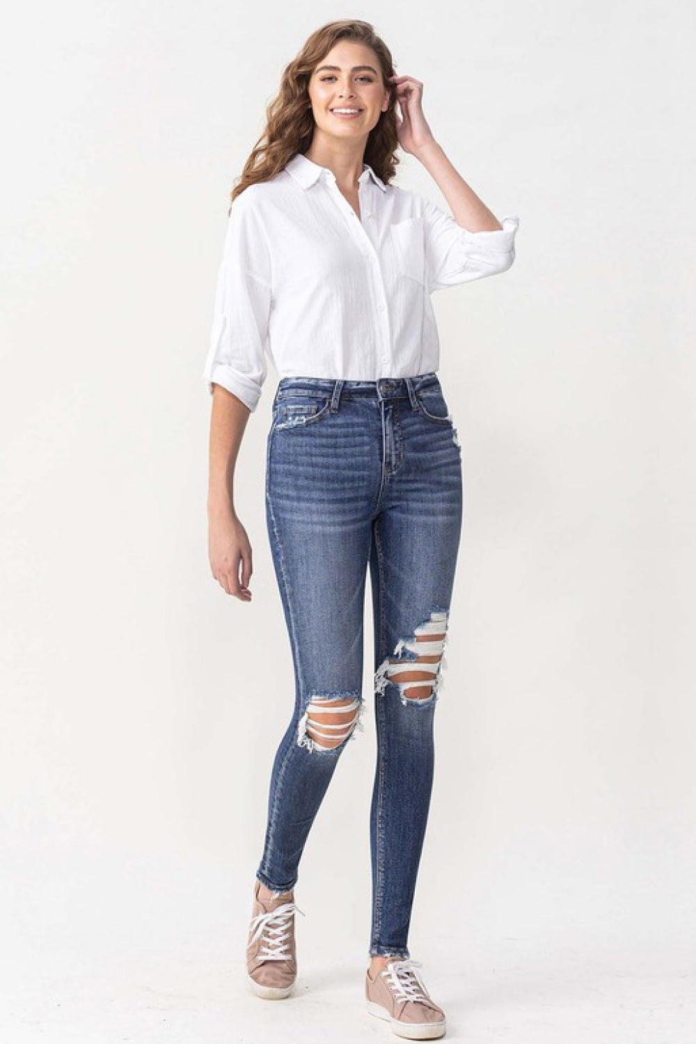 Lovervet Hayden Full Size High Rise Skinny-Angel Casuals