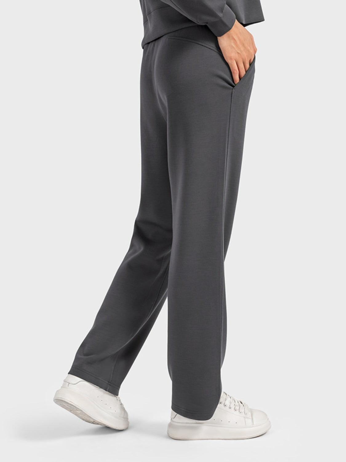 Drawstring Pocketed Sport Pants-Angel Casuals