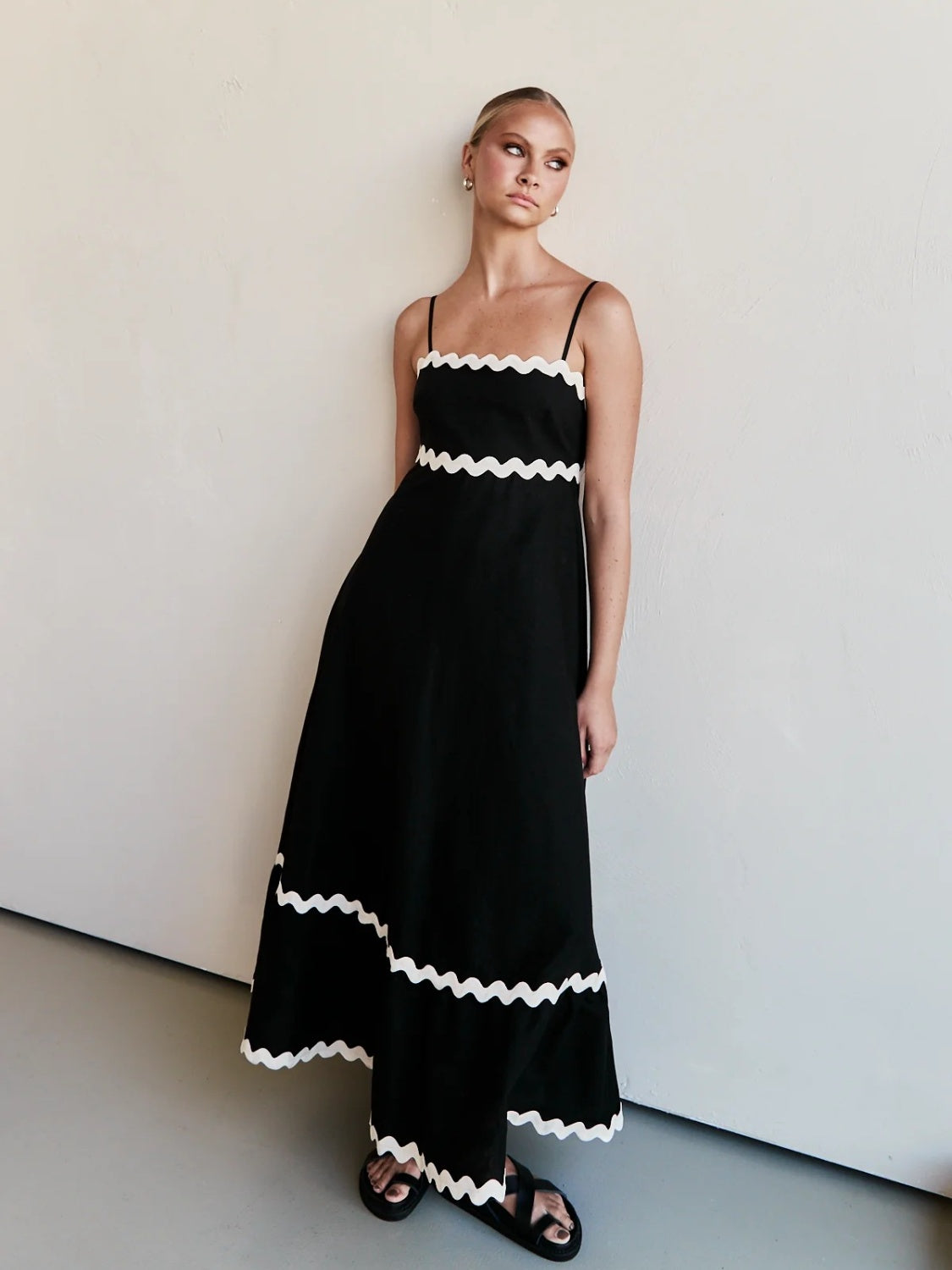 Spaghetti Strap Maxi Dress-Angel Casuals